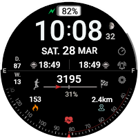 AMOLED Arc Watch face