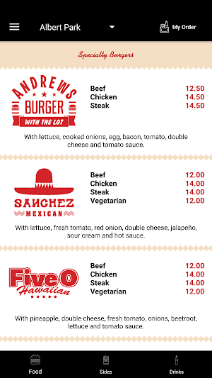 Andrew's Hamburgers Screenshot 0