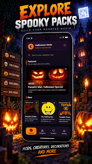 Halloween Mod for Minecraft PE screenshot 1