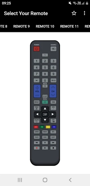 Samsung TV Remote Screenshot 2