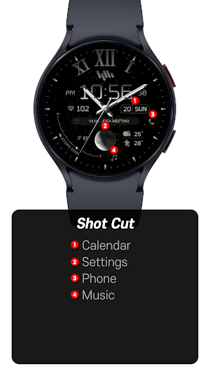 SamWatch Space Analog 2 Screenshot 2