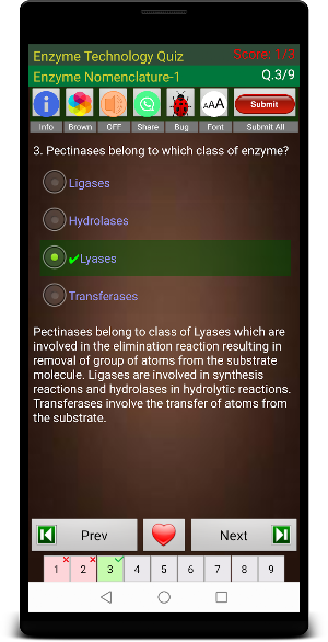 Enzyme Technology Quiz Screenshot 3
