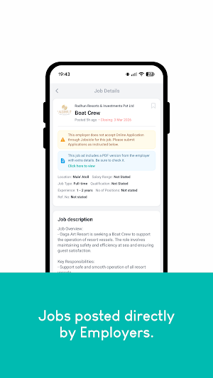 Jobsicle - Jobs in Maldives Screenshot 1