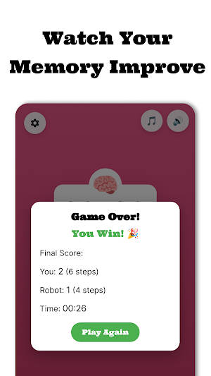 Emoji Tile Match Memory Game Screenshot 2