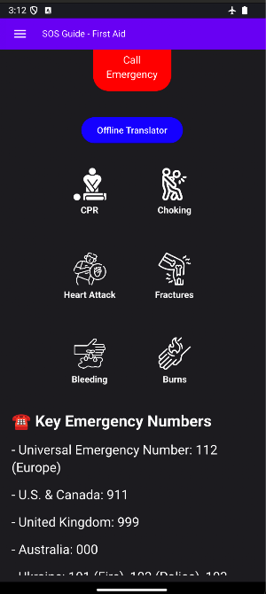 SOSGuide Screenshot 0
