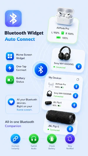 Bluetooth Widget Auto Connect Screenshot 0