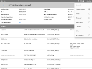 SmartAdvocate Client Screenshot 3