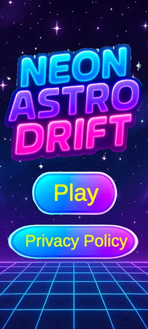 Neon Astro Drift. Screenshot 0