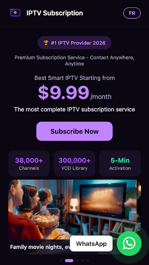 IPTV Subscription Screenshot 1