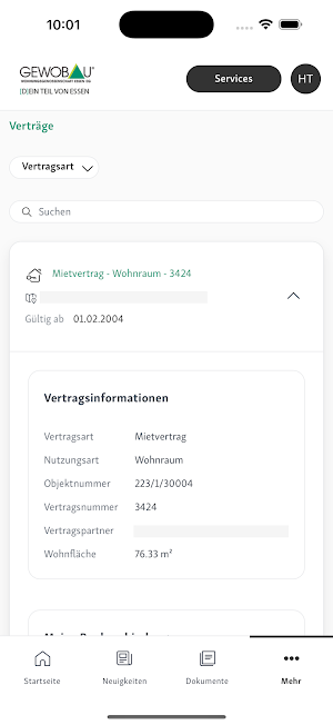 GEWOBAU Serviceportal Screenshot 0