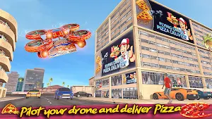 Pizza Delivery Drone Game Screenshot 1
