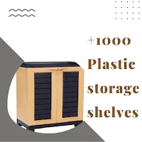 1000Plastic storage shelves+