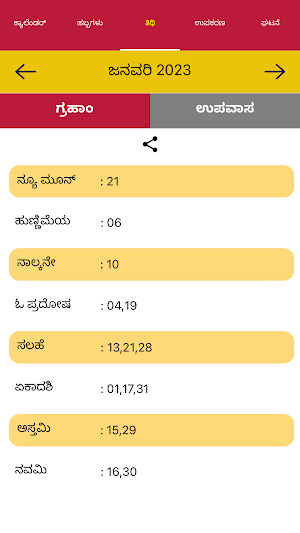 Kannada Calendar 2023 Screenshot 3