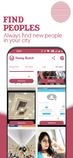 HoneyBunch-Chat, Meet & Dating Screenshot 1