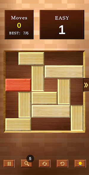 Move the Block - Unblock Woode Screenshot 1