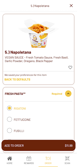 DalMoros Fresh Pasta To Go Screenshot 2