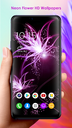 Neon Flower HD Wallpapers Screenshot 3