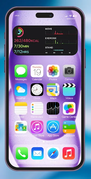 iPhone 15 Pro Launcher 4K Screenshot 2