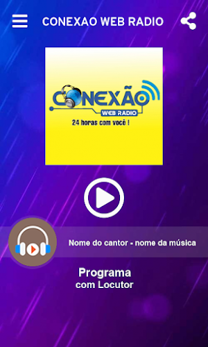 Conexão Web Radio Screenshot 1