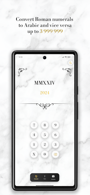 Roman Numeral Converter & Quiz Screenshot 0