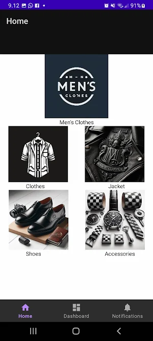 Men's Clothes Screenshot 1