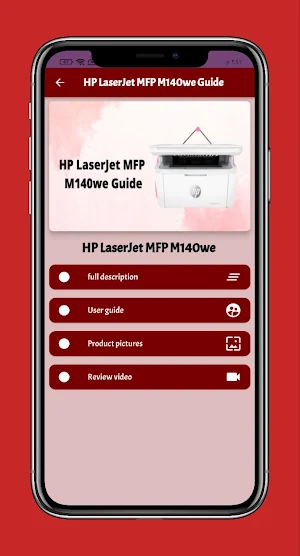 HP LaserJet MFP M140we Guide Screenshot 0