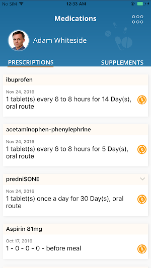 DOC-AID PHR Screenshot 2