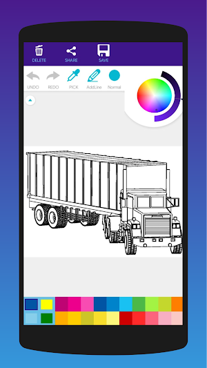 Truck Coloring Book Screenshot 3