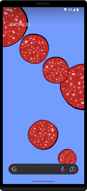 Pepperoni Live Wallpaper Screenshot 2