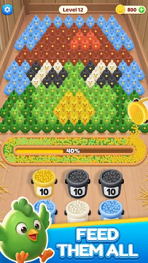 Chicken Jam: Color Puzzle Screenshot 0
