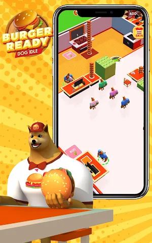 Burger Ready: Dog Idle Screenshot 1