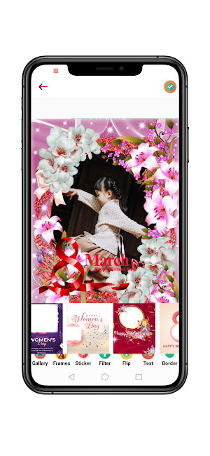 women's day photo frame 2023 Screenshot 2