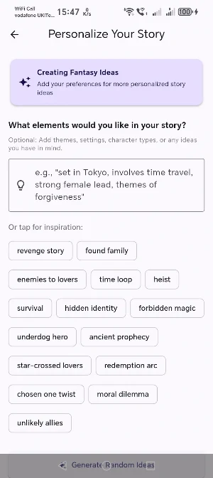 Novel Weaver Screenshot 3