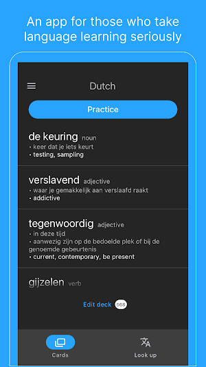 Vocably: Pro Language Cards Screenshot 0