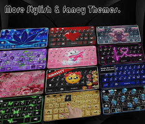 Stylsh Black Keyboard Theme Screenshot 2