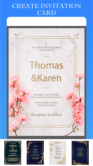 Invitation Card Maker 2023 Screenshot 1