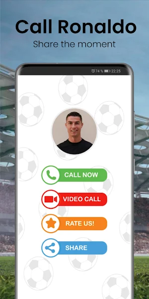 Cristiano Ronaldo Video Call Screenshot 0