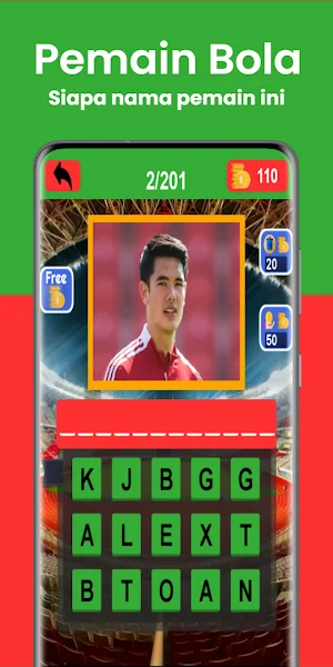 Tebak Pemain Sepakbola Screenshot 2