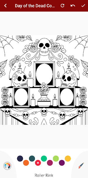 Day of the Dead Coloring Book Screenshot 2