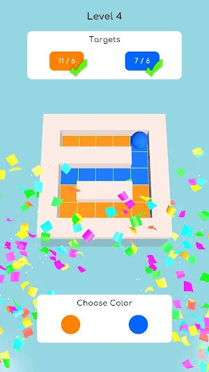 Color Ball: Relaxing Grid Game Screenshot 1