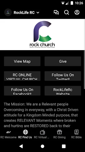 R.O.C.K CHURCH CLE Screenshot 1