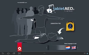 TabletAED trainer Samaritan PAD Screenshot 1