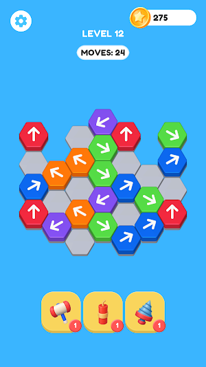 Hexa Flow: Stack Sort Screenshot 0