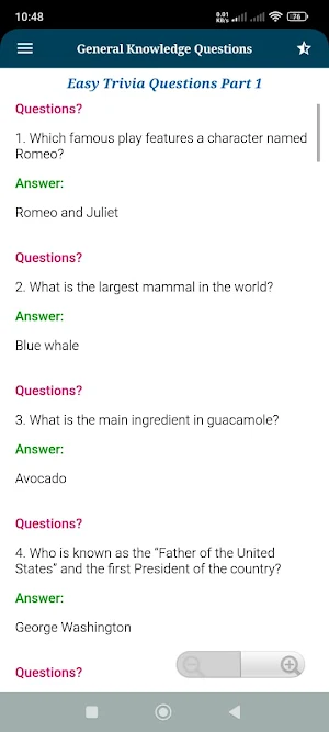 Quiz Games Screenshot 3