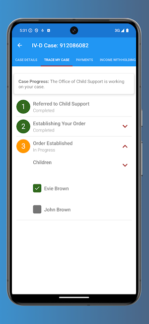 MiChildSupport Screenshot 1