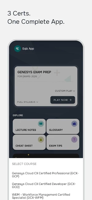 Genesys Cloud Prep: with AI Screenshot 1