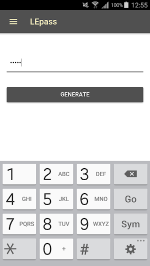 LEpass Screenshot 2