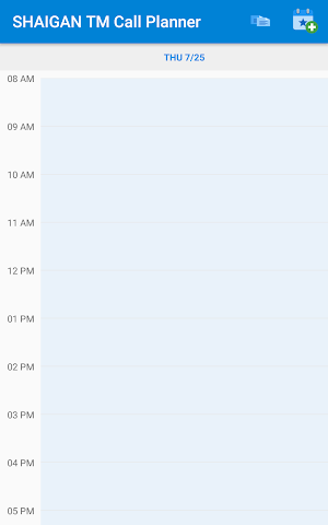 SHAIGAN TM Call Planner Screenshot 2