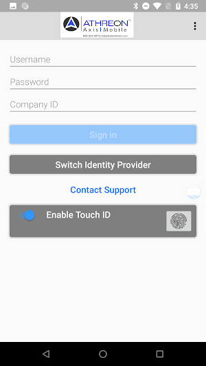 Athreon Axis Mobile Screenshot 1