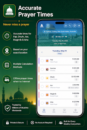 Muslim Salat Quran & Qibla Screenshot 0